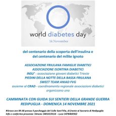 14 Novembre 2021 GIORNATA MONDIALE DEL DIABETE 14 Novembre 2021 GIORNATA MONDIALE DEL DIABETE
