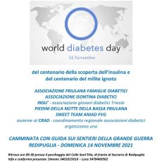 14 Novembre 2021 GIORNATA MONDIALE DEL DIABETE